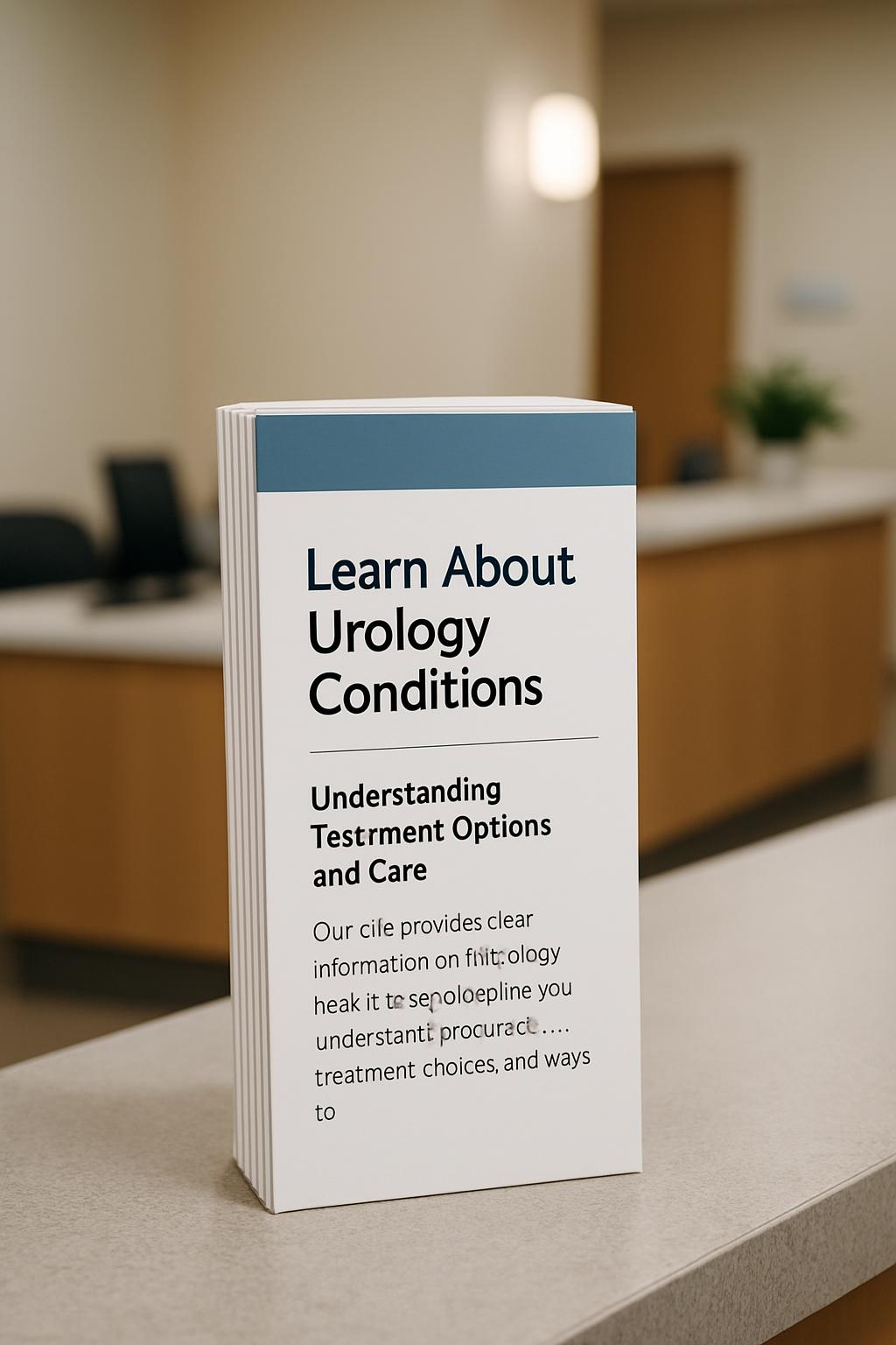 A brochure for understanding urology conditions and treatment options.
